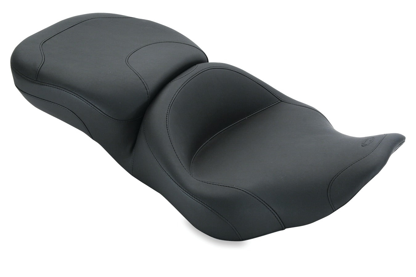 Super Touring One-Piece, 2-Up Motorcycle Seat for Harley-Davidson Road King 1997-2007, Street Glide 2006-2007 & Screamin Eagle 2000-2001 & 2004-2005