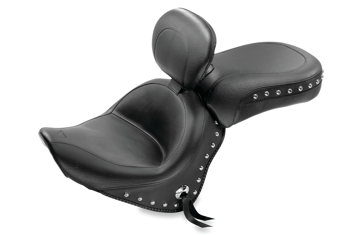 Wide Touring Motorcycle Seat for Yamaha V-Star 650 Classic 1998-2010 & V-Star 650 Silverado 2002-2010