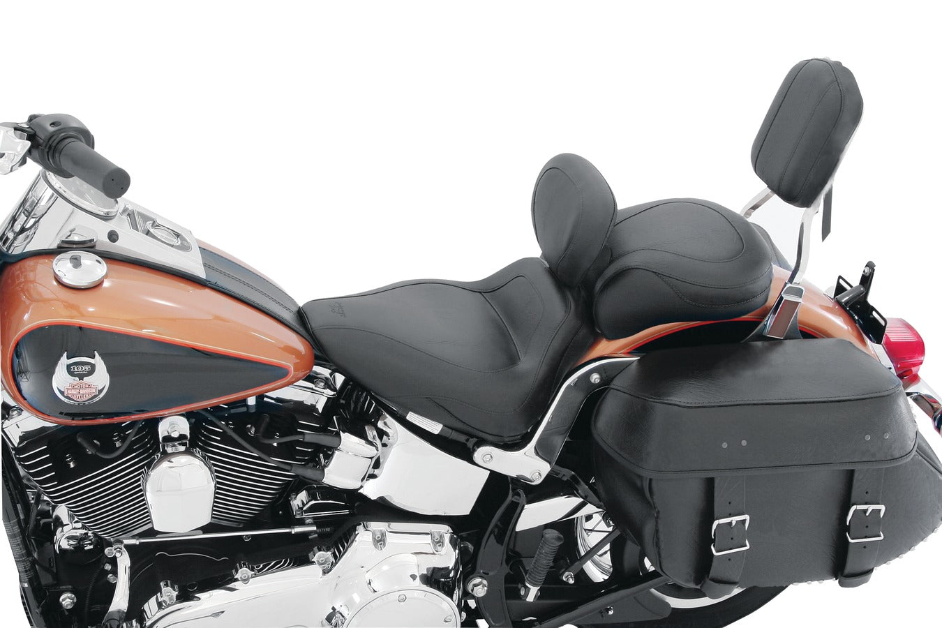 Sissy Bar Pad for Harley-Davidson Medallion Style Sissy Bars Upright, with or without Welded Center Piece