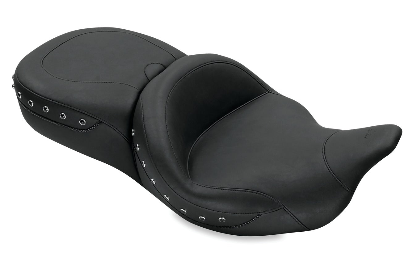 Super Touring One-Piece, 2-Up Motorcycle Seat for Harley-Davidson FL Touring 2008-2024*