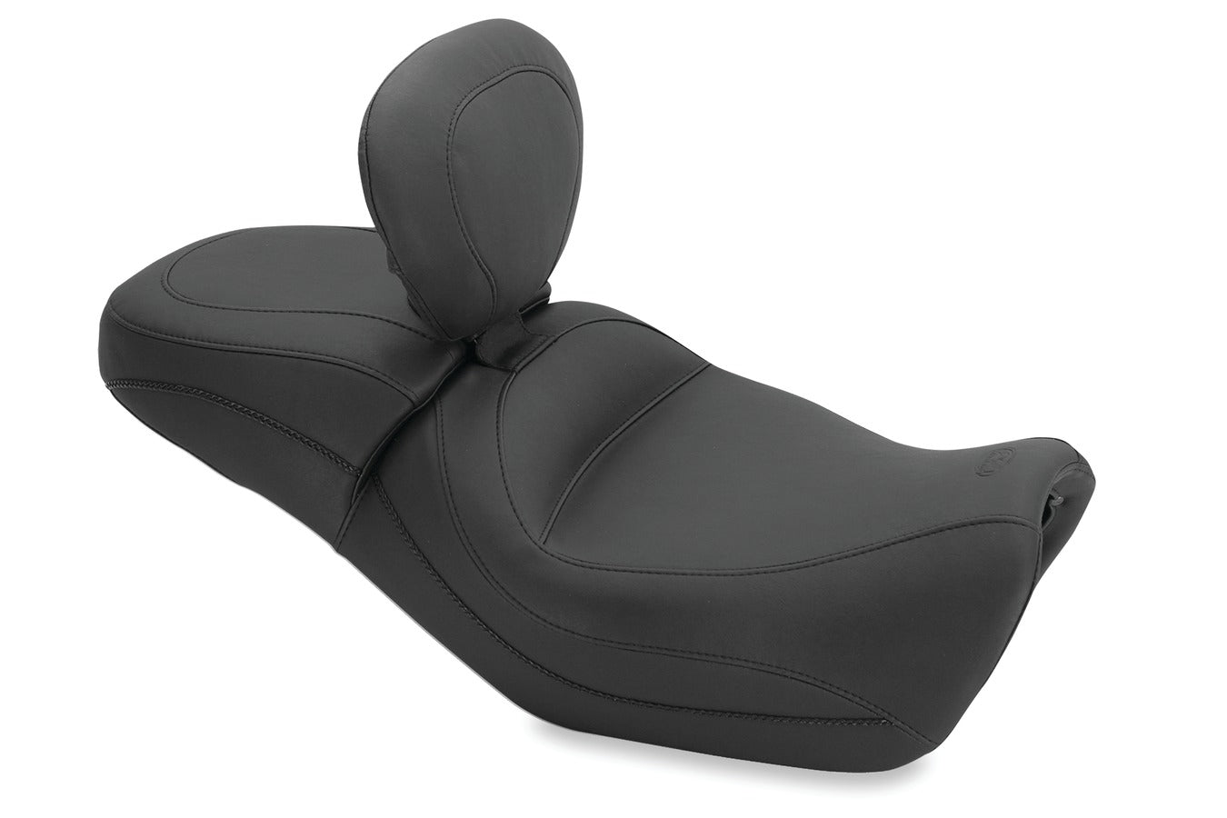 Standard Touring One-Piece, 2-Up Motorcycle Seat for Harley-Davidson Street 2015-2020