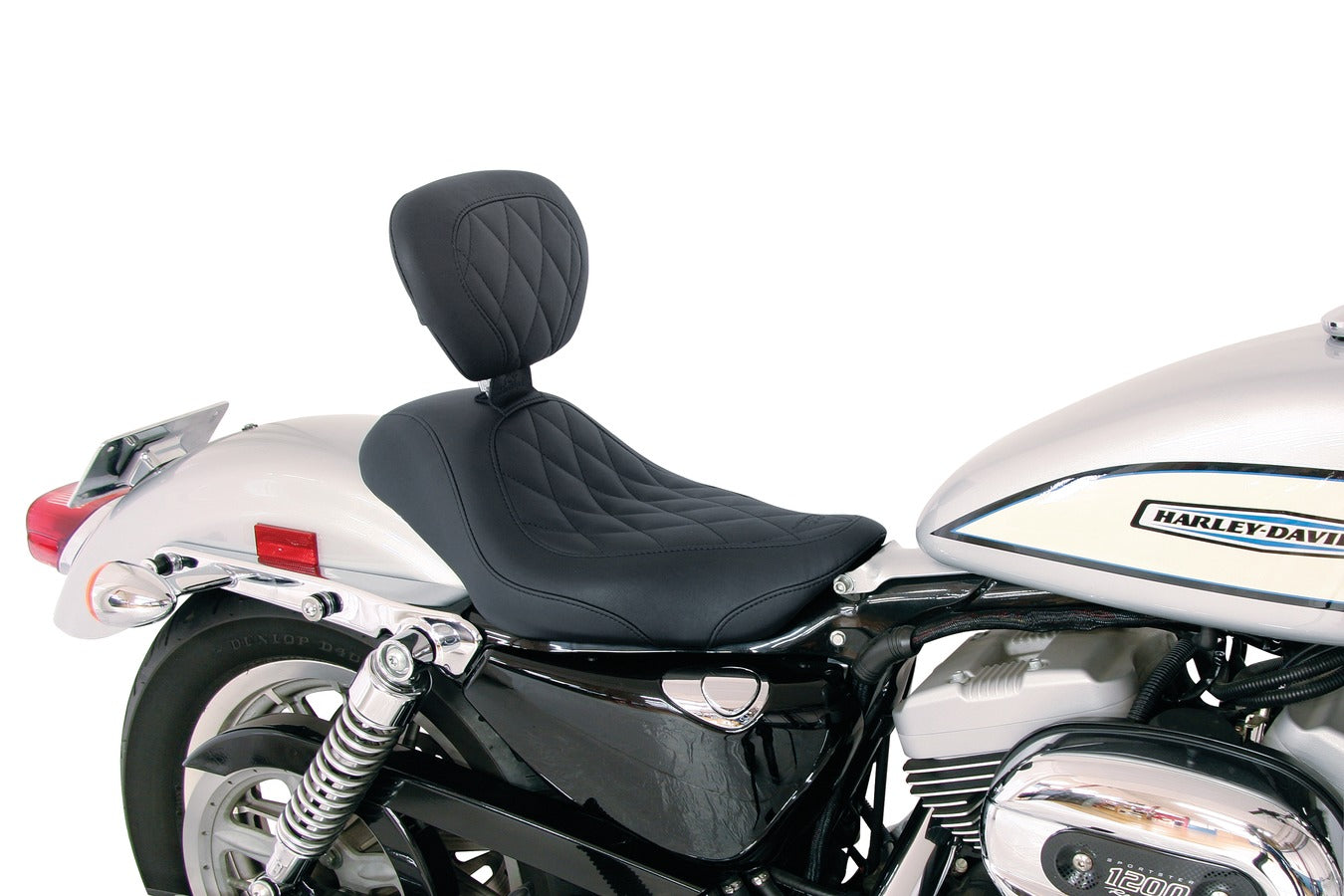 Wide Tripper™ Solo Motorcycle Seat for Harley-Davidson Sportster 2004-2022*