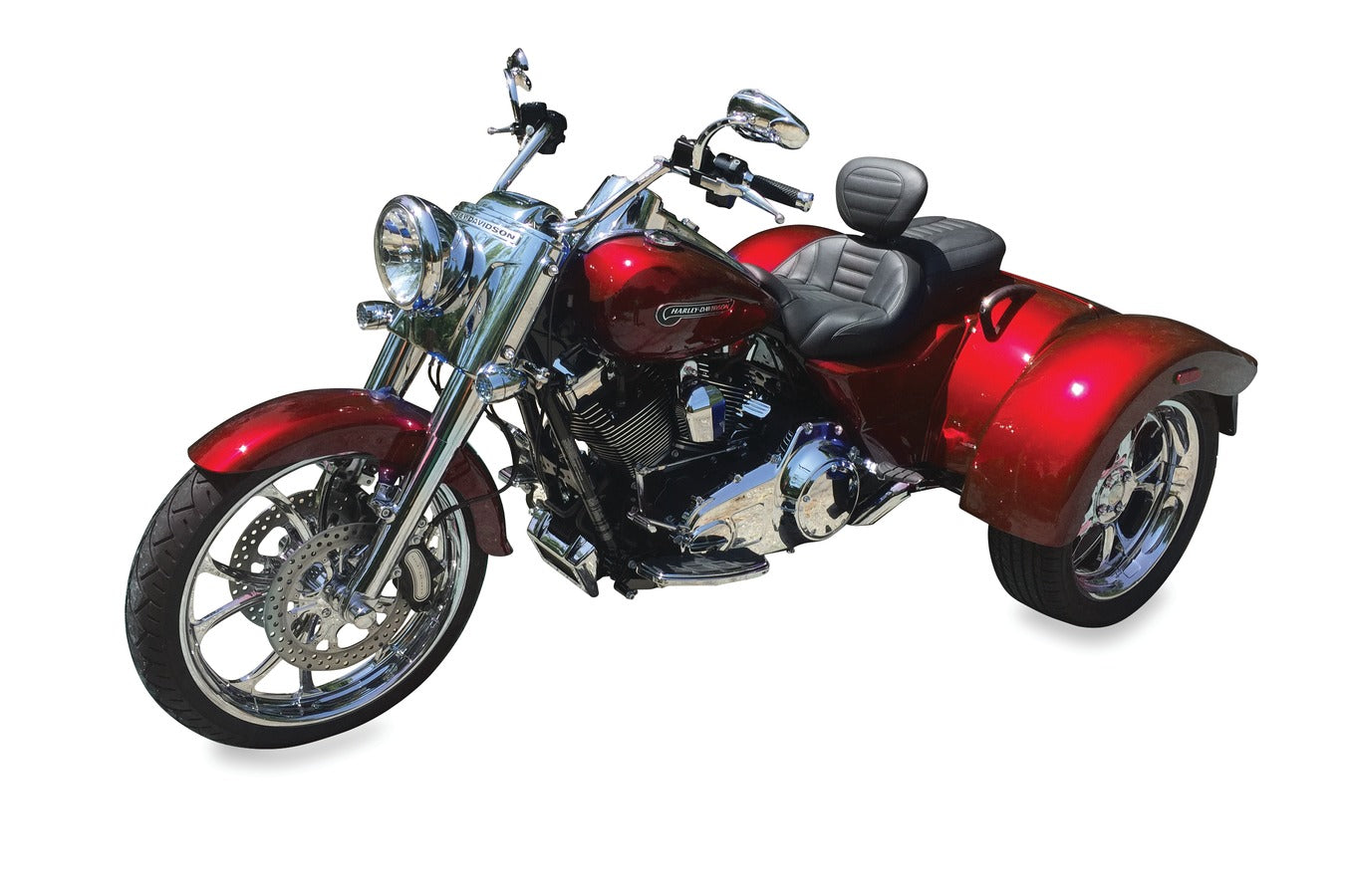 Touring Deluxe One-Piece, 2-Up Motorcycle Seat for Harley-Davidson Freewheeler 2015-2024 Road Glide 3 2023-2024