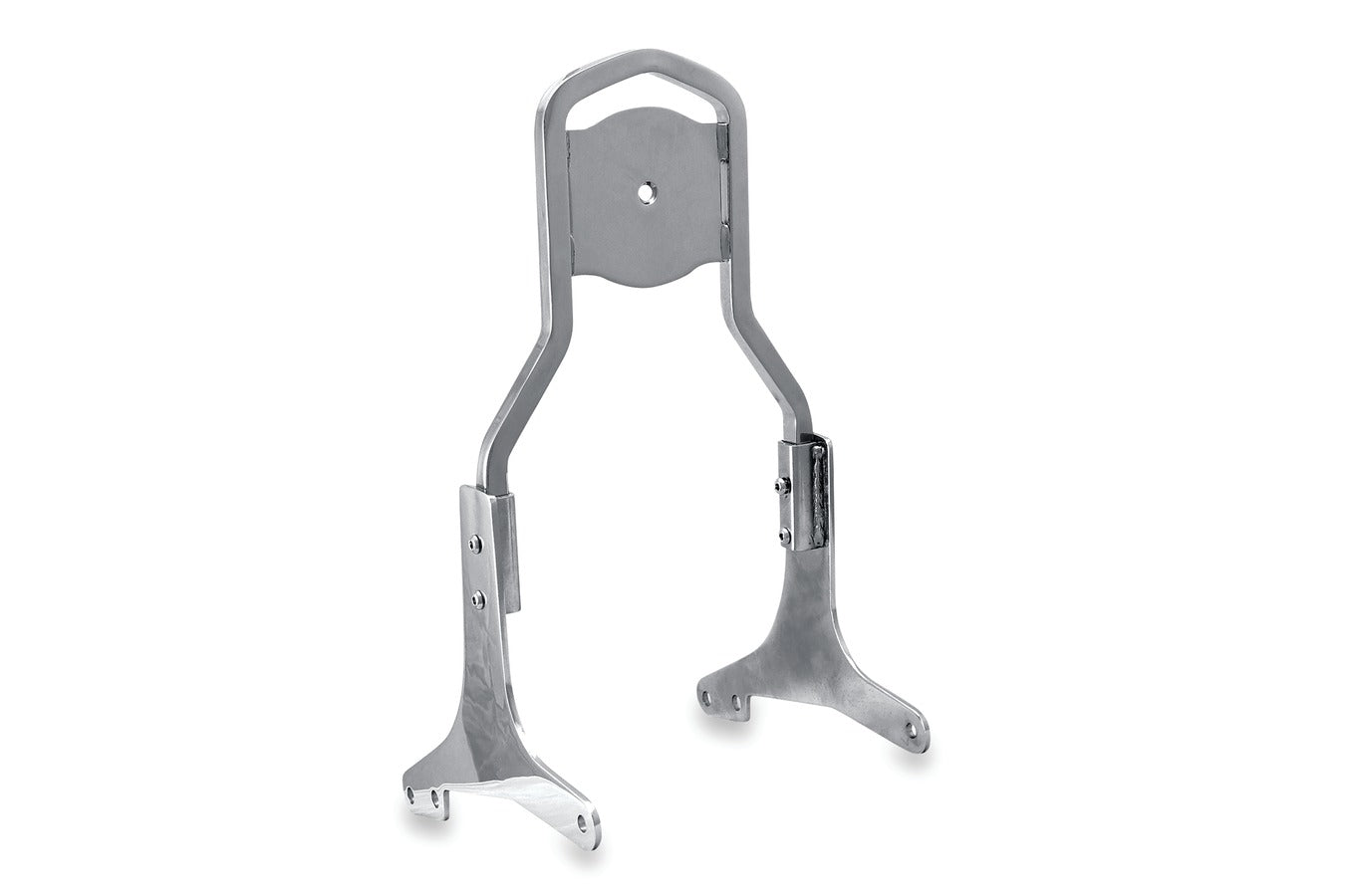 Setback Sissy Bar Pad for Harley-Davidson Medallion Style Sissy Bars Upright, with Welded Center Piece