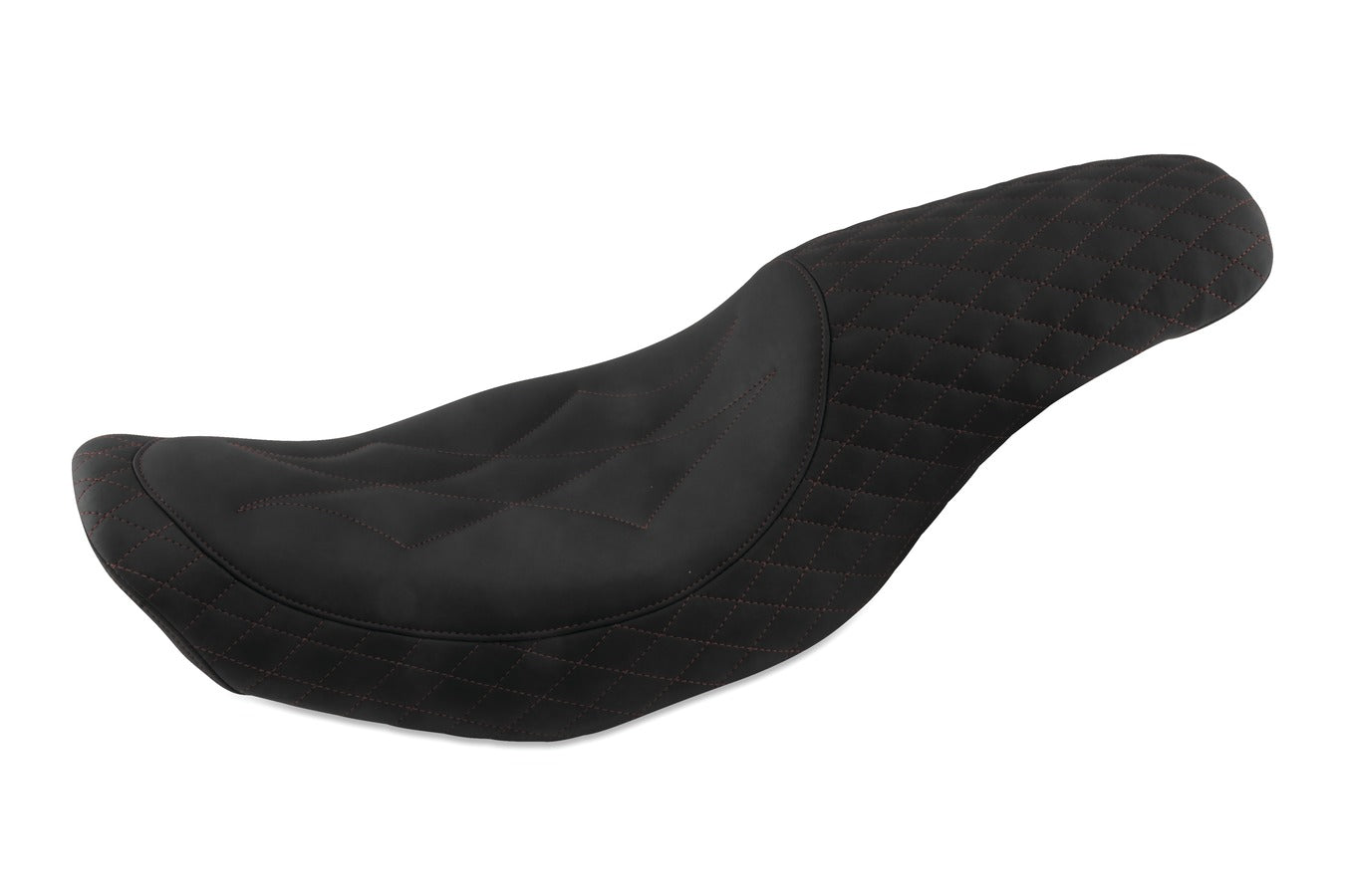 Revere Journey Diamond One-Piece, 2-Up Motorcycle Seat for Harley-Davidson FL Touring 1997-2007