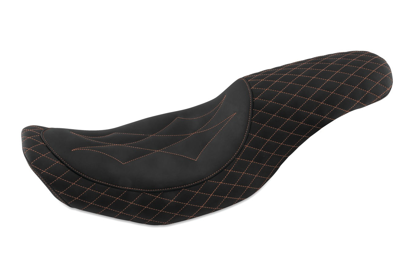 Revere Journey Diamond One-Piece, 2-Up Motorcycle Seat for Harley-Davidson FL Touring 1997-2007