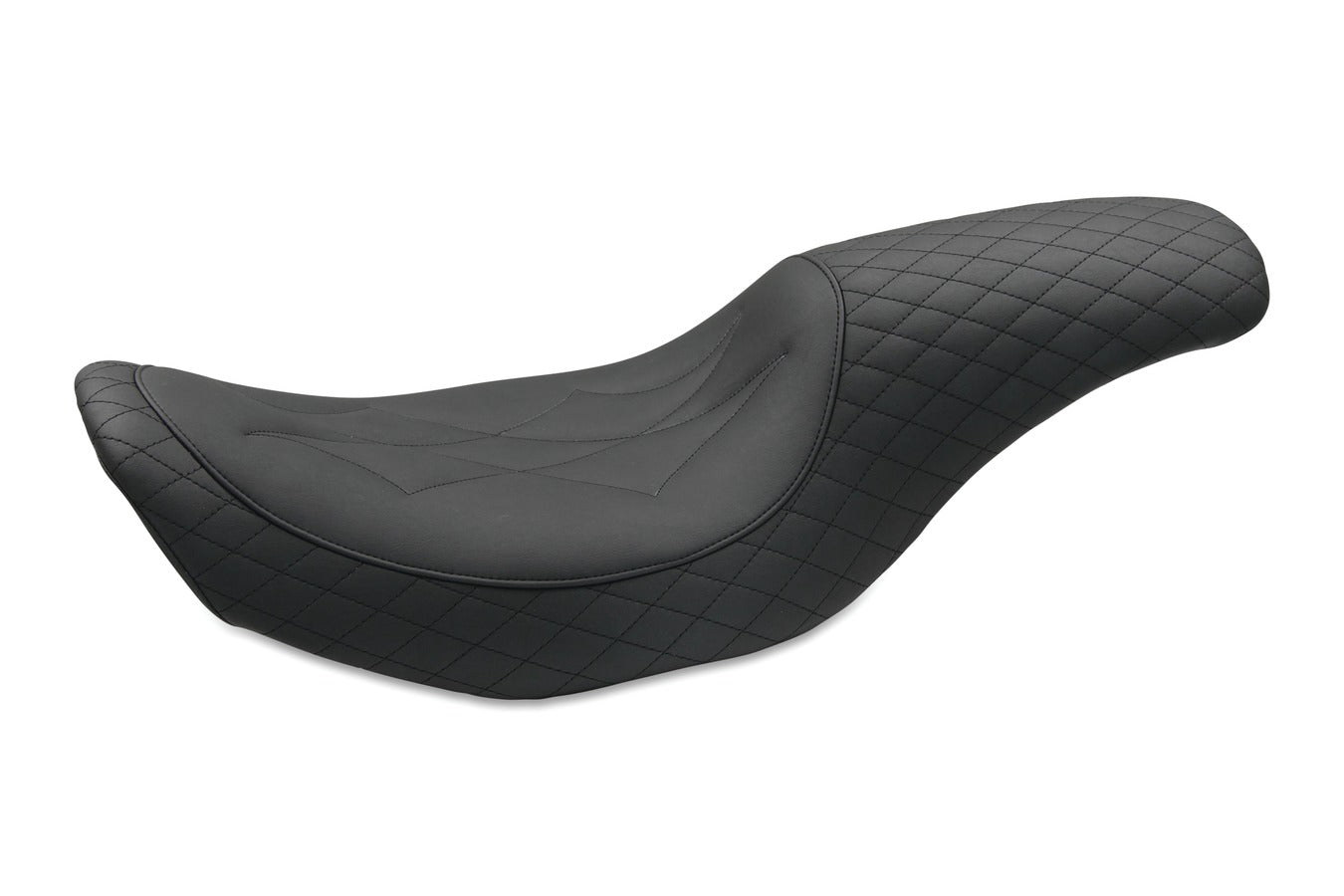 Revere Journey Diamond One-Piece, 2-Up Motorcycle Seat for Harley-Davidson FL Touring 1997-2007