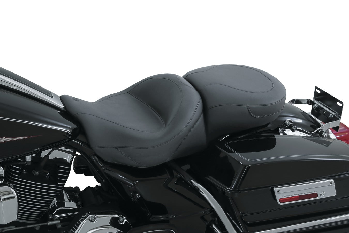 Standard Touring One-Piece, 2-Up Motorcycle Seat for Harley-Davidson FL Touring 2008-2024*
