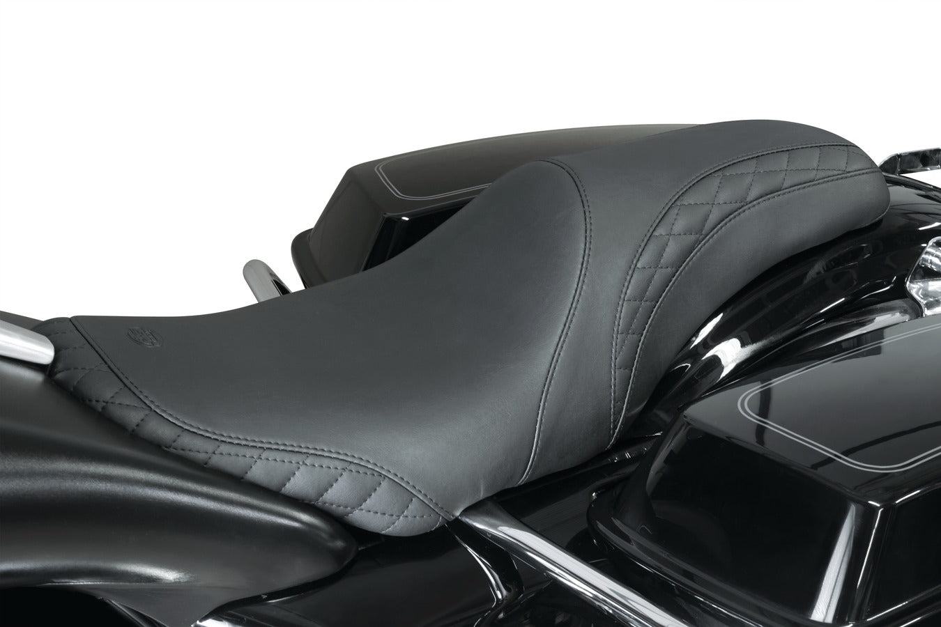 Tripper Fastback™ Motorcycle Seat for Harley-Davidson FL Touring 2008-2024* models with Yaffe tank