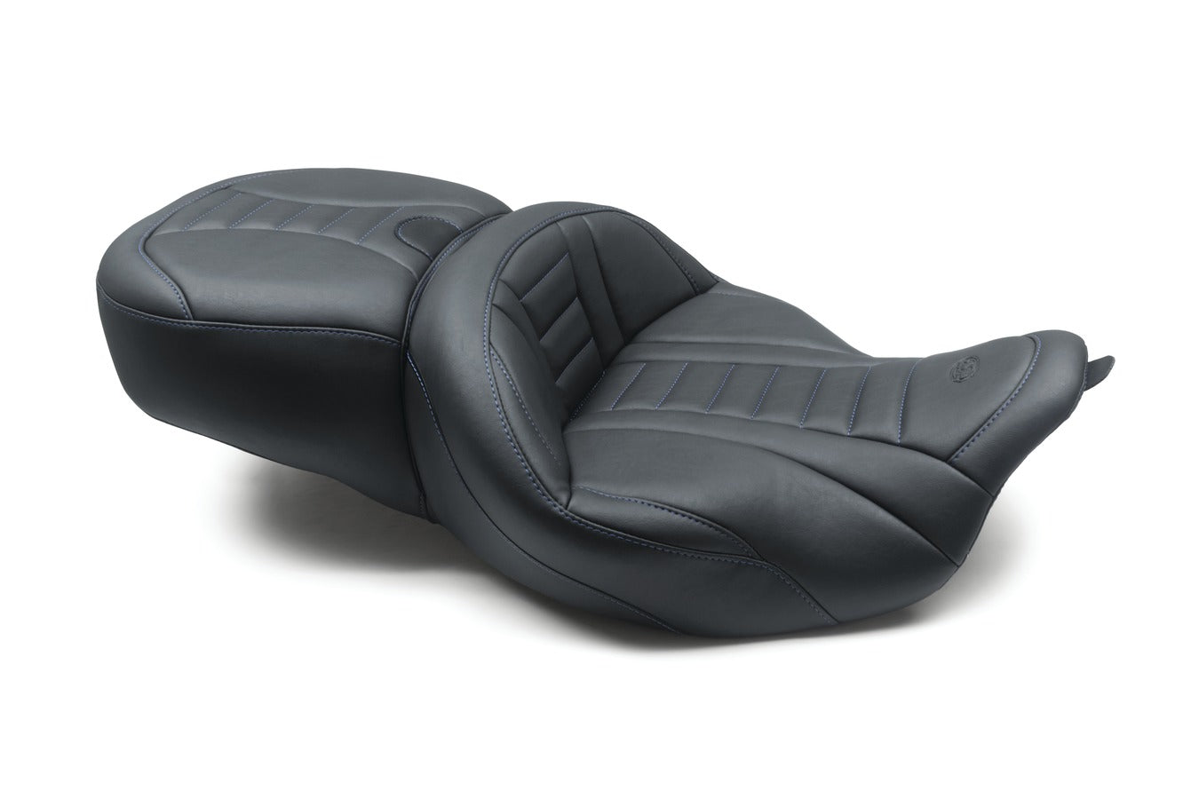 Super Touring Deluxe One-Piece, 2-Up Motorcycle Seat for Harley-Davidson FL Touring 2008-2024*