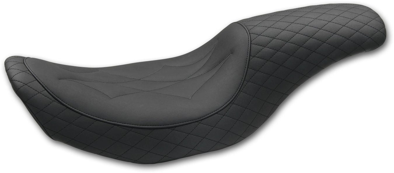 Revere Journey Diamond One-Piece, 2-Up Motorcycle Seat for Harley-Davidson FL Touring 1997-2007