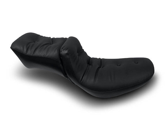 Duke Extra Wide One-Piece, 2-Up Motorcycle Seat for Harley-Davidson FX/FL 1958-1984