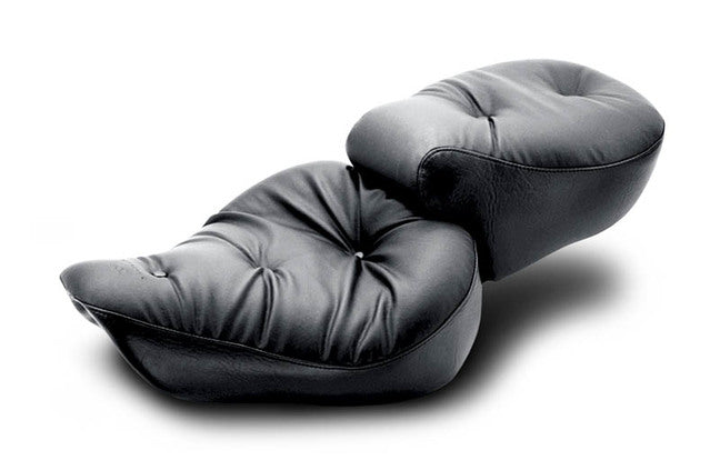 Wide Touring One-Piece, 2-Up Motorcycle Seat for Harley-Davidson Dyna 1996-2003