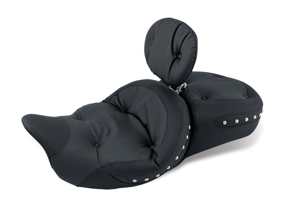 Super Touring Regal One-Piece, 2-Up Motorcycle Seat for Harley-Davidson FL Touring 2008-2024*