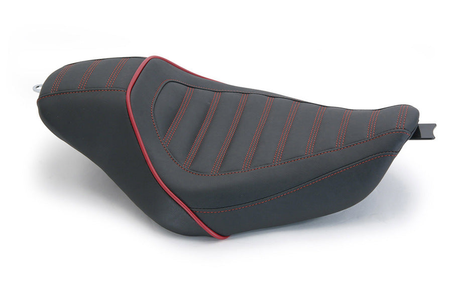 Revere Journey Stripe Solo Motorcycle Seat for Harley-Davidson Sportster 2004-2022*