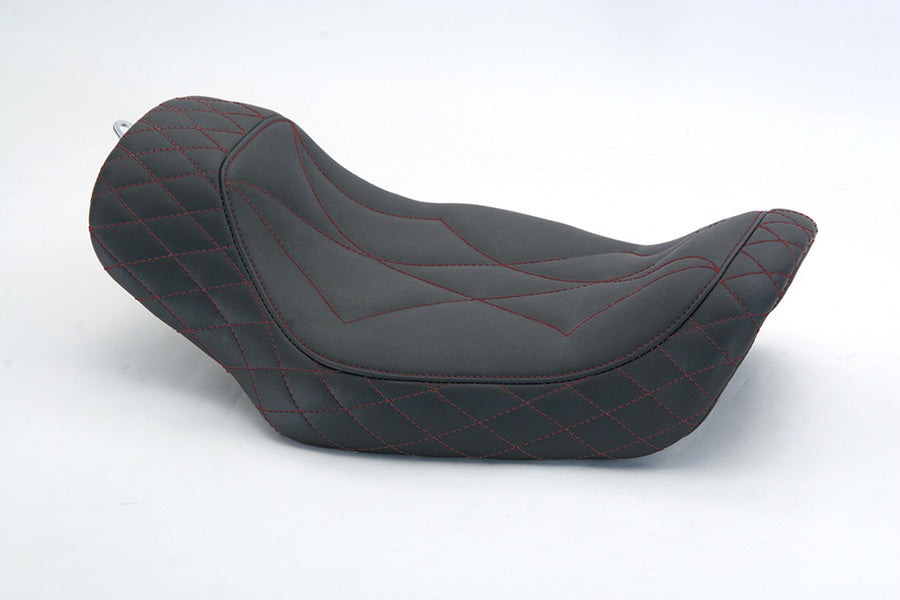 Revere Journey Diamond Solo Motorcycle Seat for Harley-Davidson FL Touring 1997-2007
