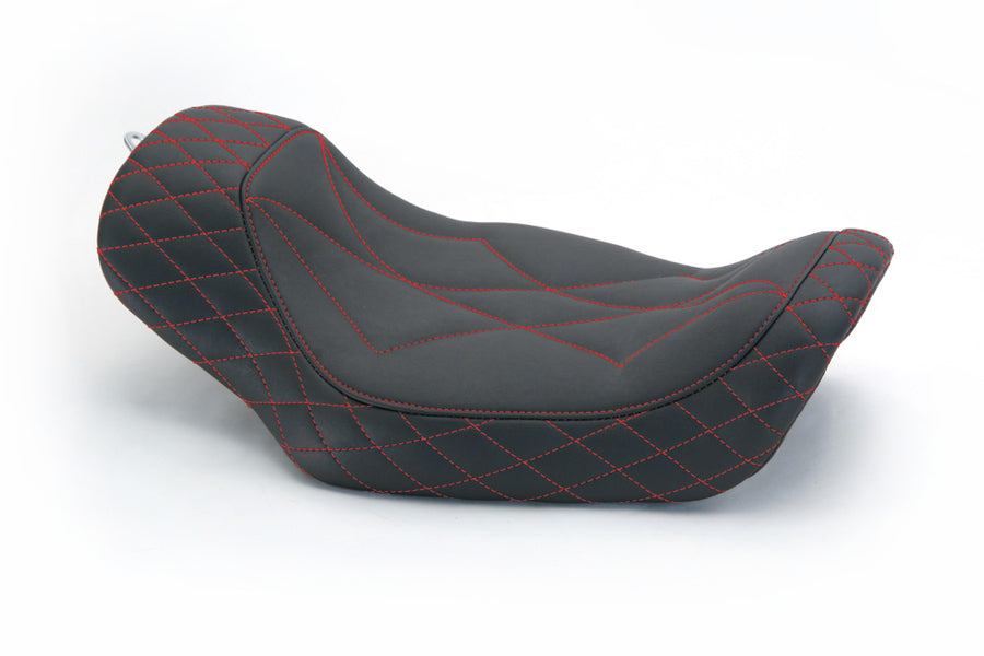 Revere Journey Diamond Solo Motorcycle Seat for Harley-Davidson FL Touring 1997-2007