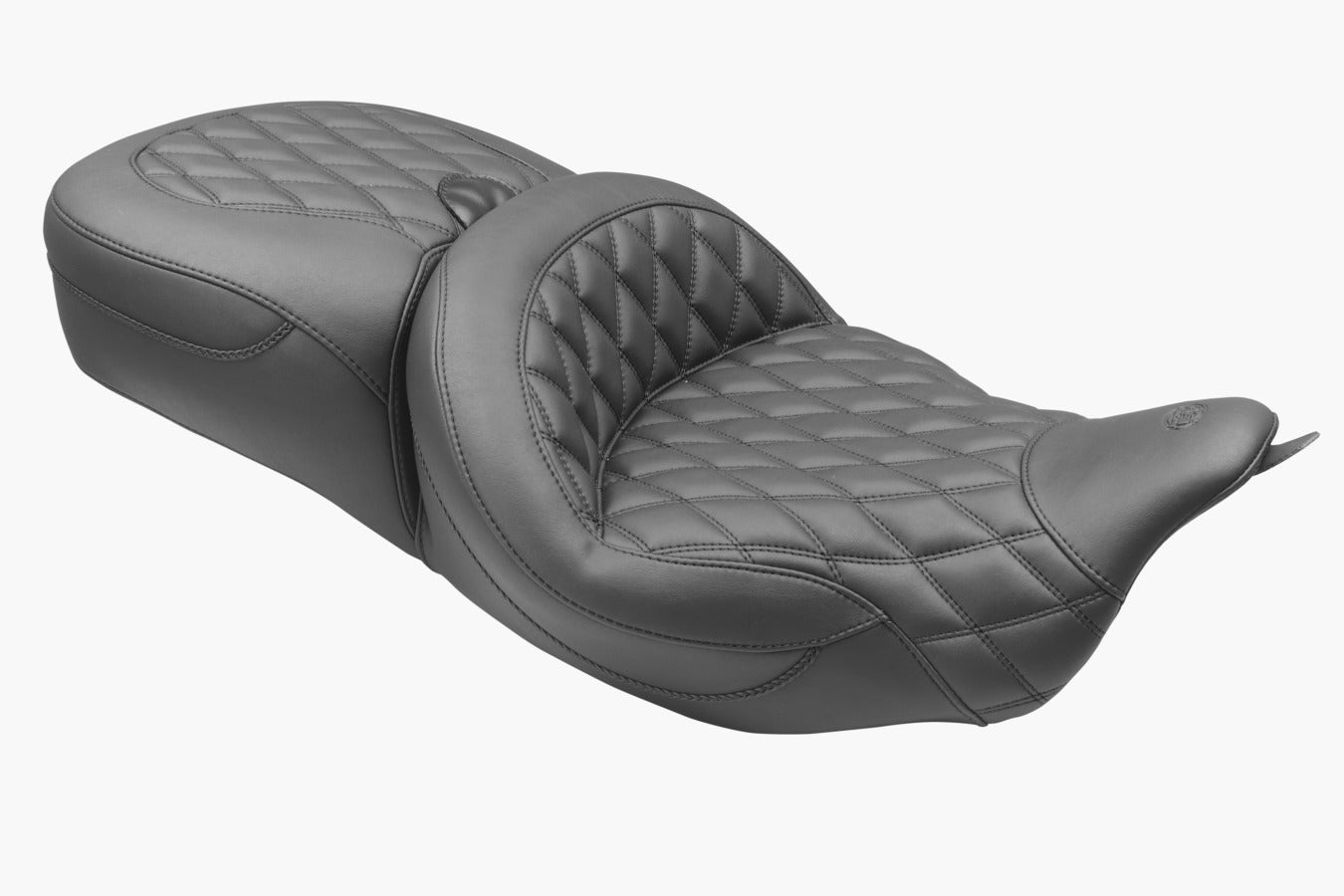 Double Diamond Super Touring Motorcycle Seat for Harley-Davidson FL Touring 2008–2023* 2024 Road King Special, Road Glide, Limited Ultra, Limited Tri Glide Ultra