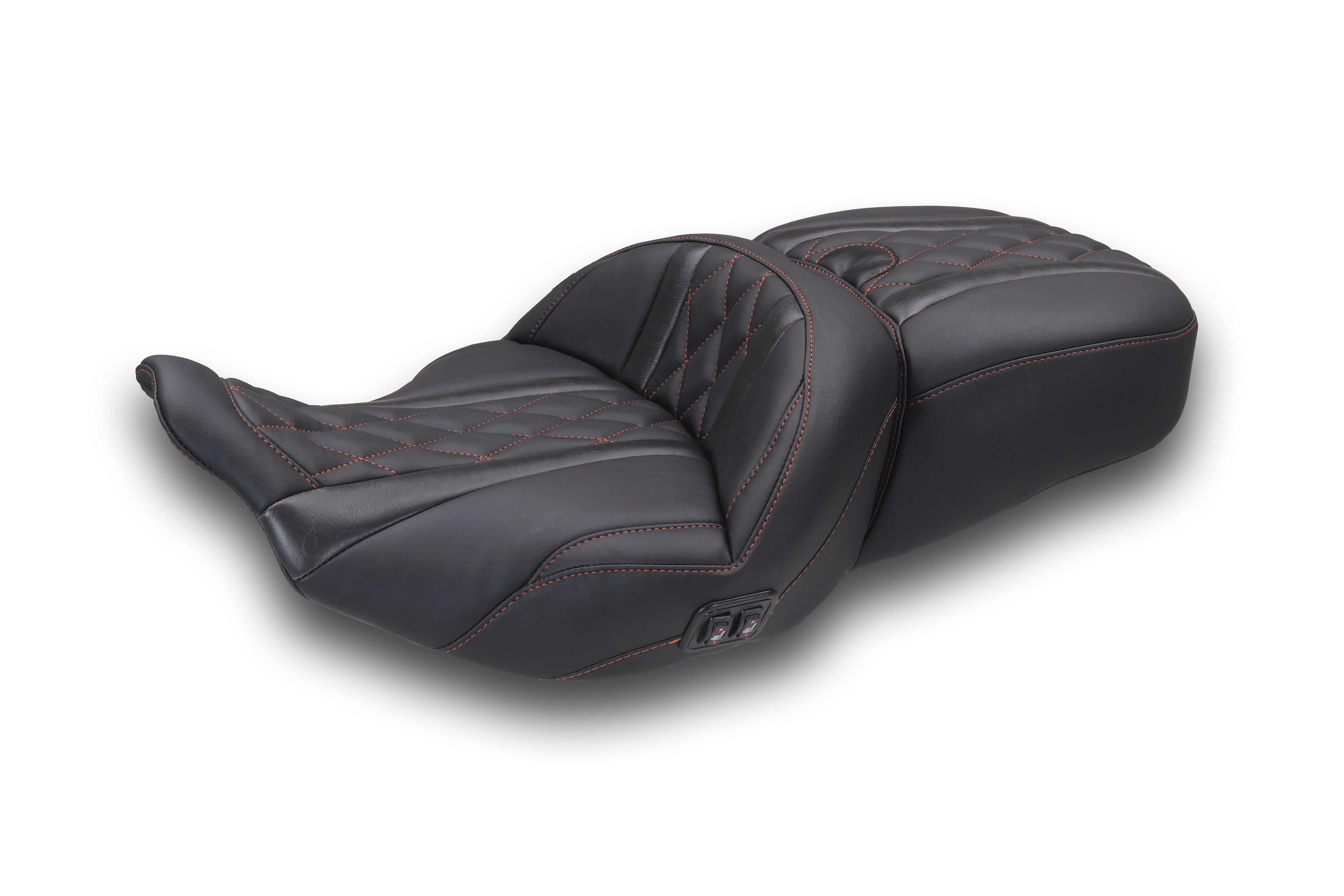 Super Touring Standard Reach One Piece 2-Up for Harley Davidson™ 2023-2026 CVO Road Glide (ST) and Street Glide 2024-2026 Road Glide and Street Glide