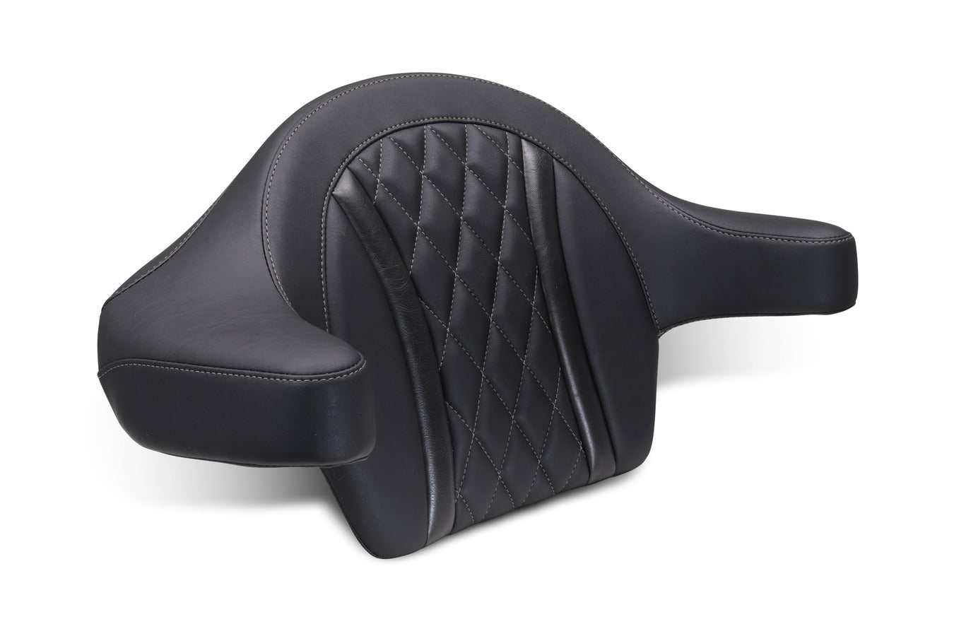 Deluxe Diamond Extended Arm Wrap-Around Backrest for Harley Davidson™ 2023-2026 CVO Road Glide (ST) and Street Glide 2024-2026 Road Glide and Street Glide